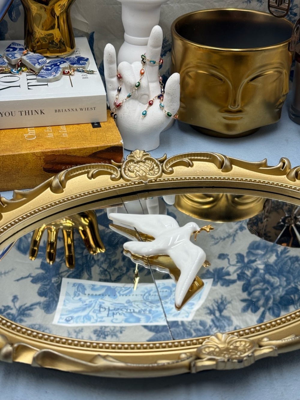 🆕 SCHIAPARELLI for Museum Gift Shop 🧿 NWOT White Dove Bird of Peace Brooch - Picture 3 of 16